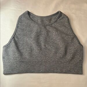 Amazon - Never Worn - Gray High Neck Sports Bra - Size Small